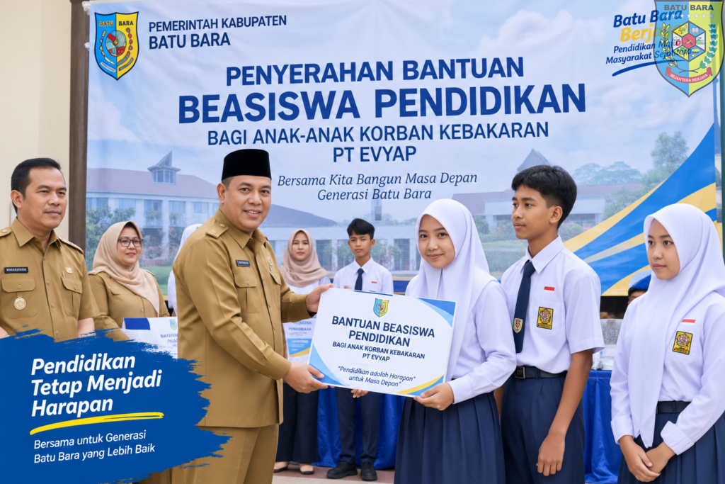 Pemkab Batu Bara Pastikan Anak Korban Kebakaran PT Evyap Tetap Mendapatkan Akses Pendidikan