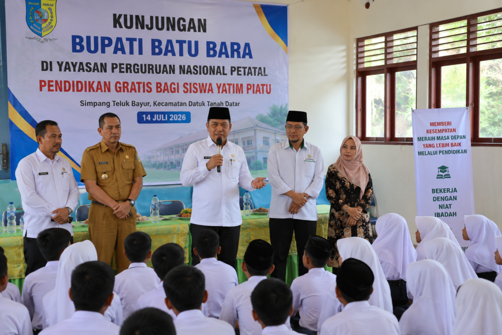 Pendidikan Gratis bagi Siswa Yatim Piatu Jadi Komitmen Yayasan di Batu Bara
