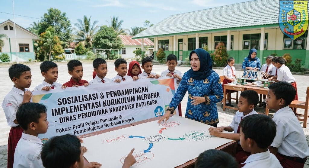 Dinas Pendidikan Kabupaten Batu Bara Intensifkan Sosialisasi Kurikulum Merdeka untuk Dongkrak Mutu Pembelajaran dan Karakter Siswa